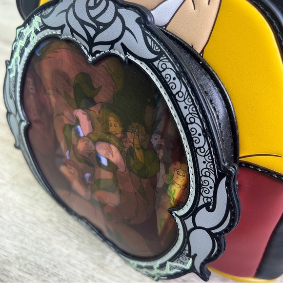 Disney Loungefly Villains scene Gaston mini-Backpack - Picture 3 of 12